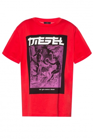 T-shirt with a print, zdjęcie 1 T-shirt with a print od Diesel
